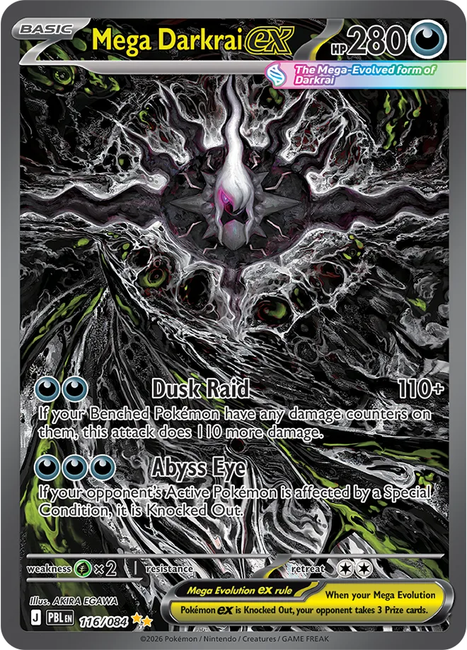 Mega Darkrai ex card