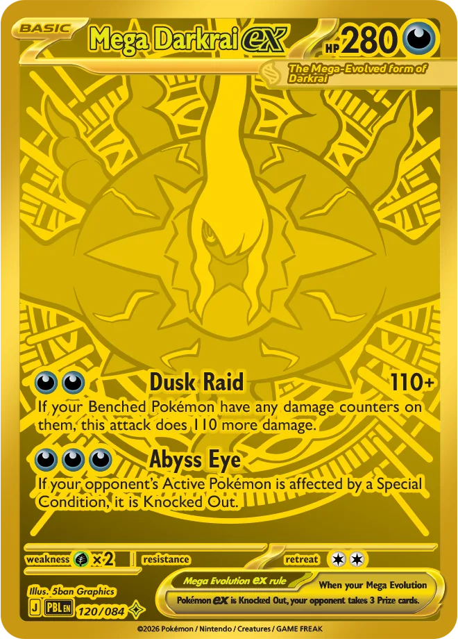 Mega Darkrai ex card