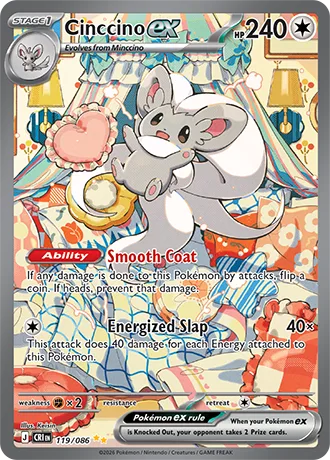 Cinccino ex kartı