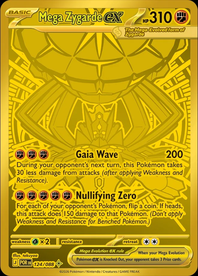 Mega Zygarde ex card