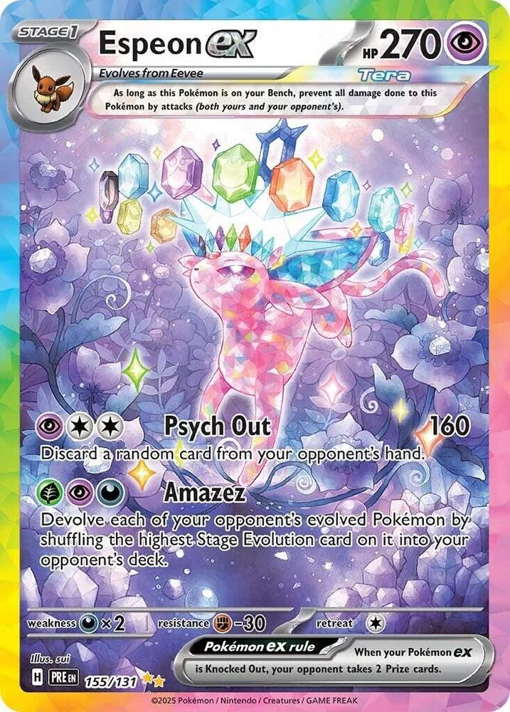 Espeon ex card