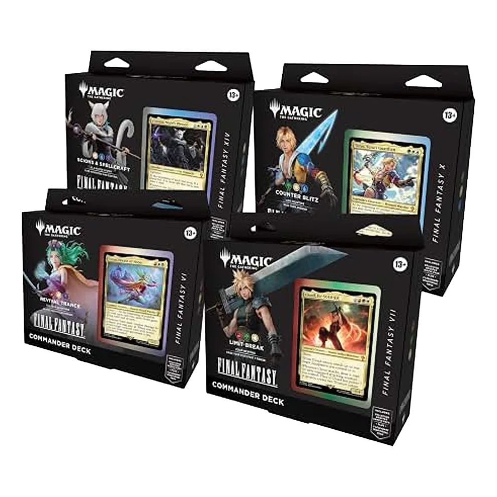 Final Fantasy Collector's Edition Commander Deck — 4'lü Set