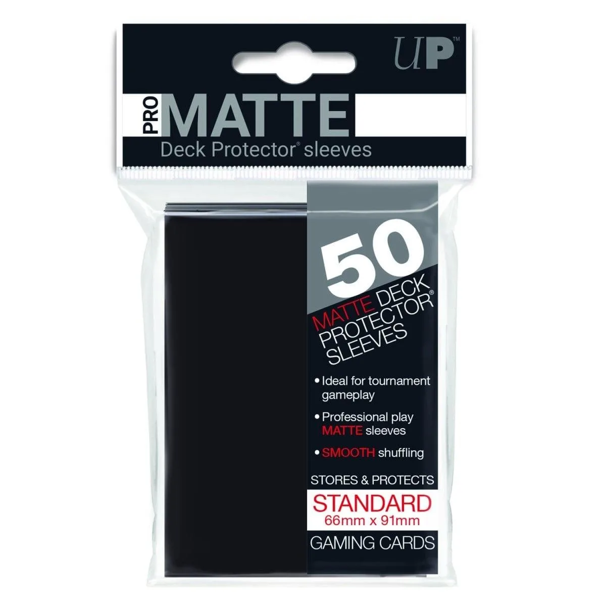 Ultra Pro Pro-Matte Standard Deck Protector Sleeve 50'li Black