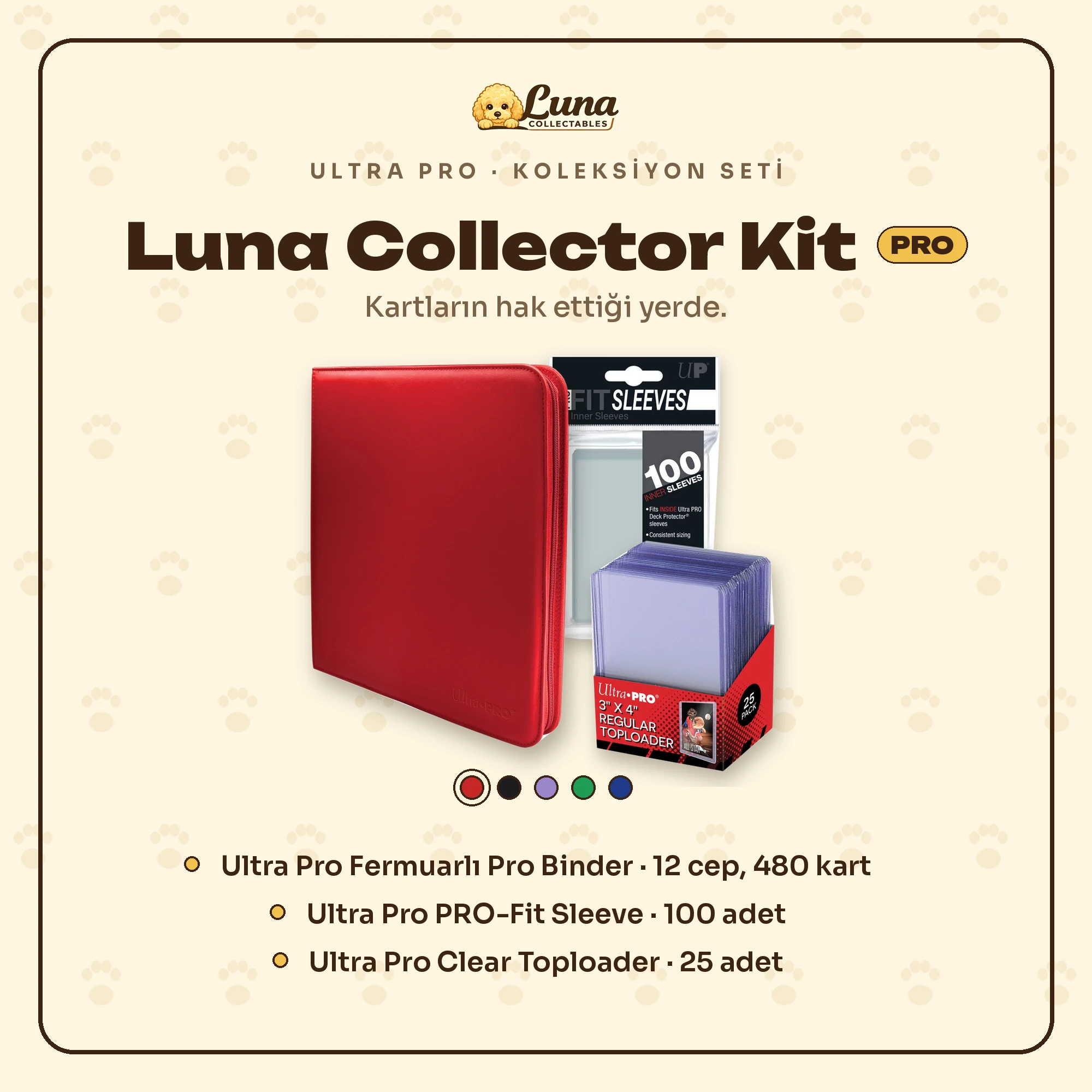 Luna Collector Kit — Pro (Kırmızı) (2)